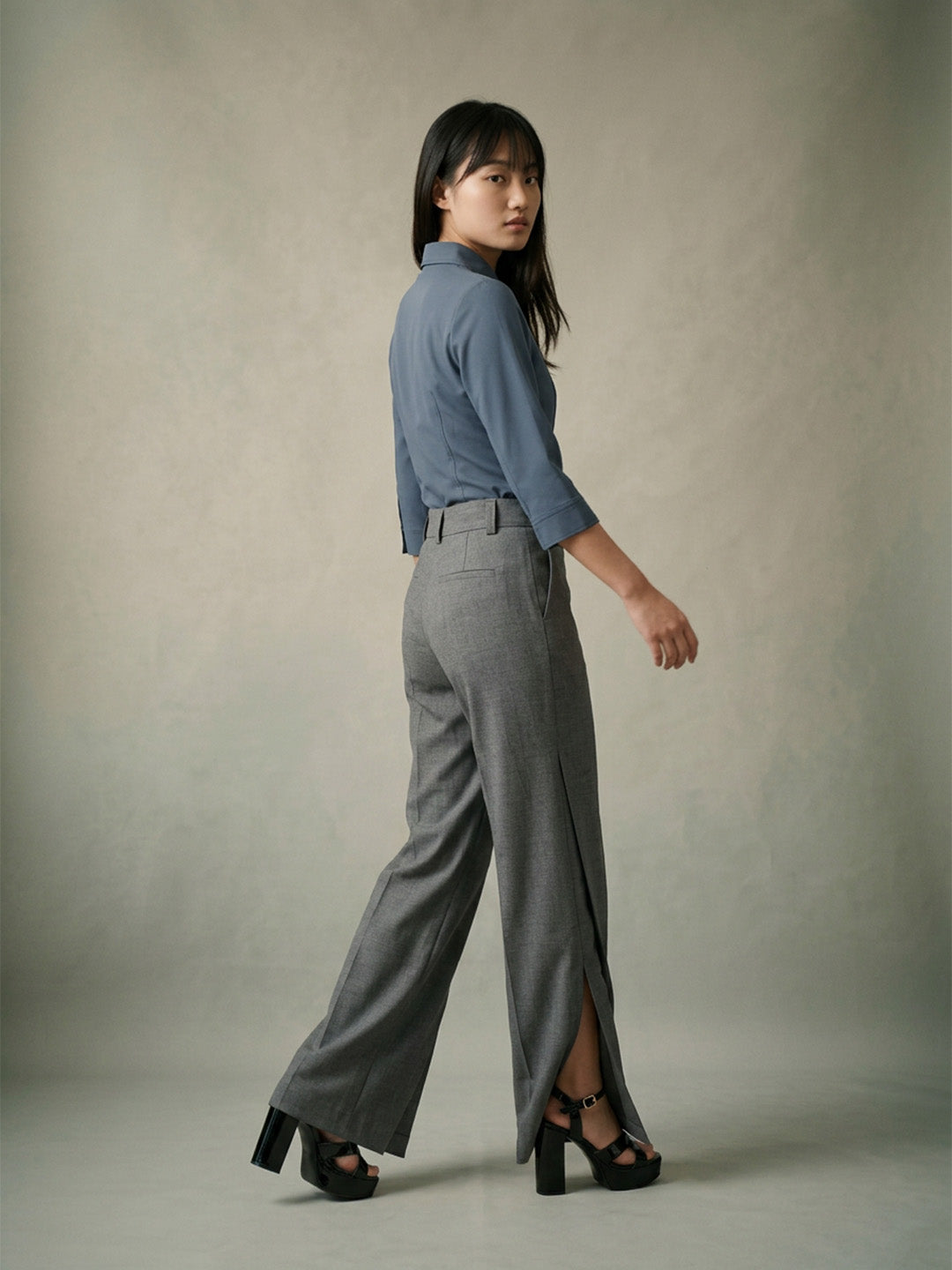The Studio Shirt Women - Slate Blue