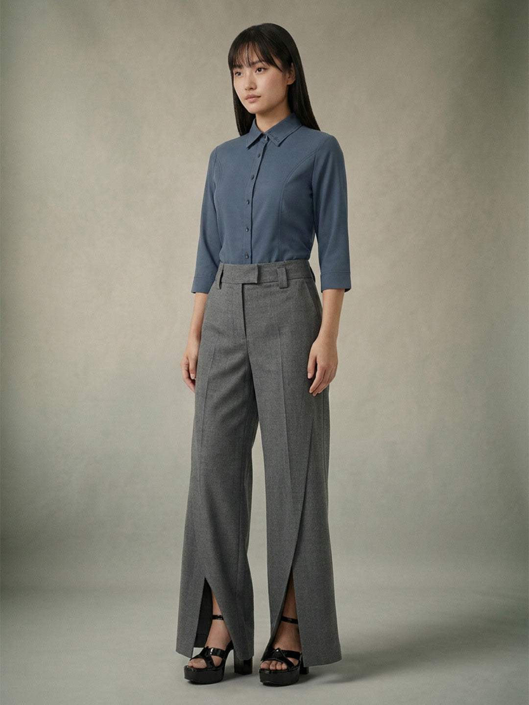 The Studio Shirt Women - Slate Blue