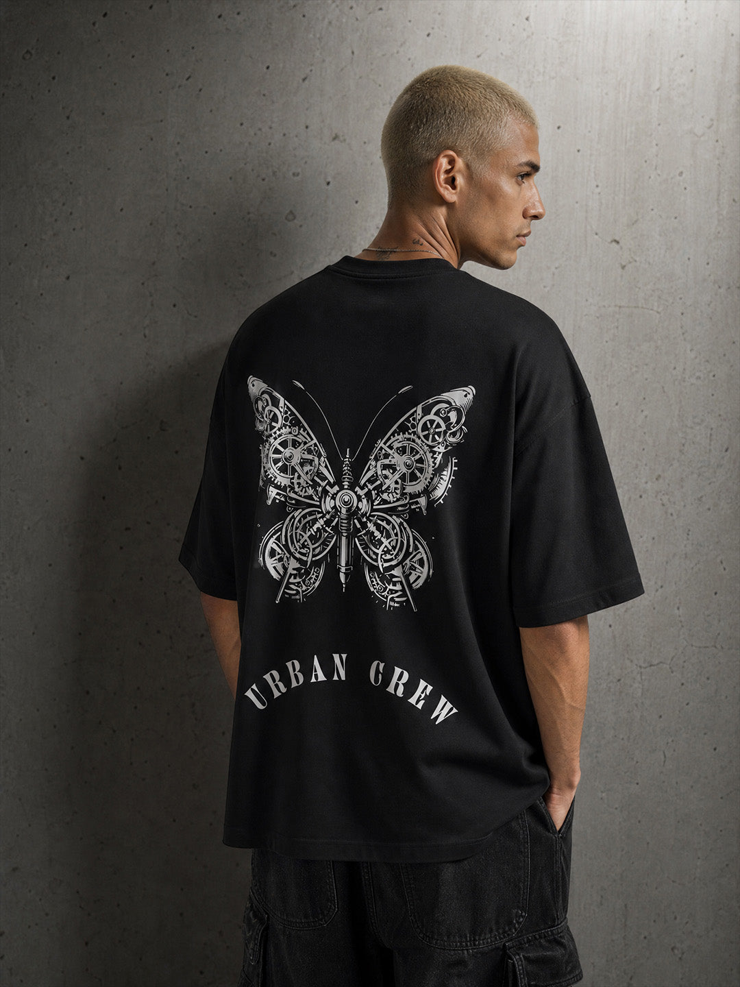 Butterfly Black T-Shirt