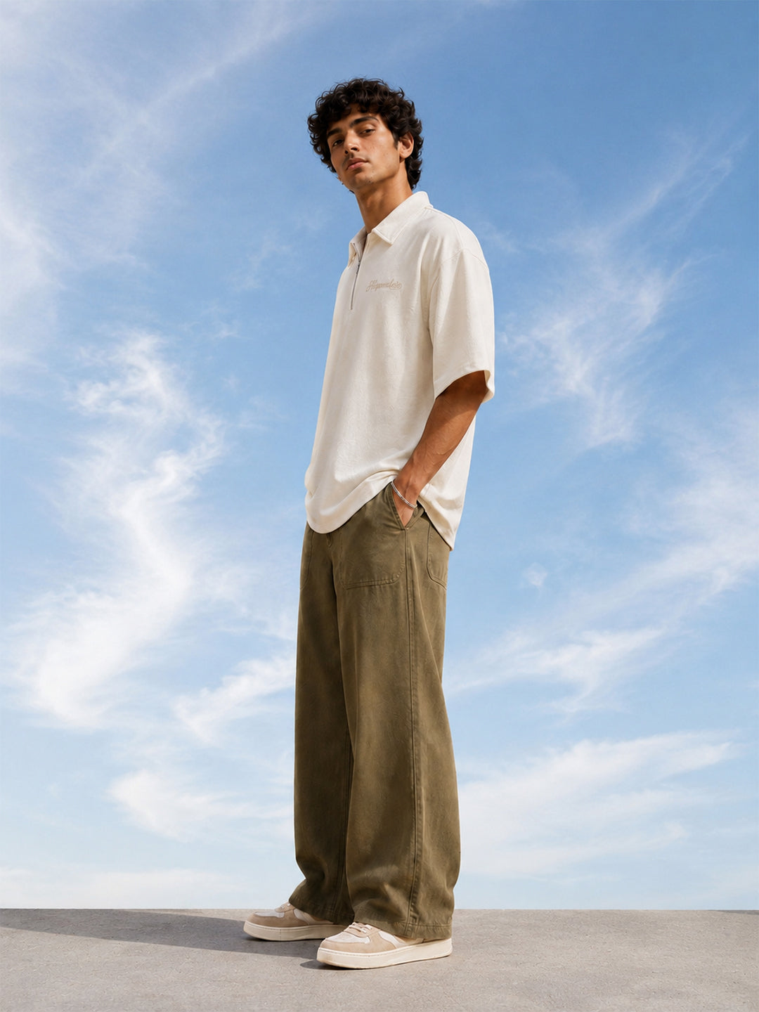Cloud Zip Polo