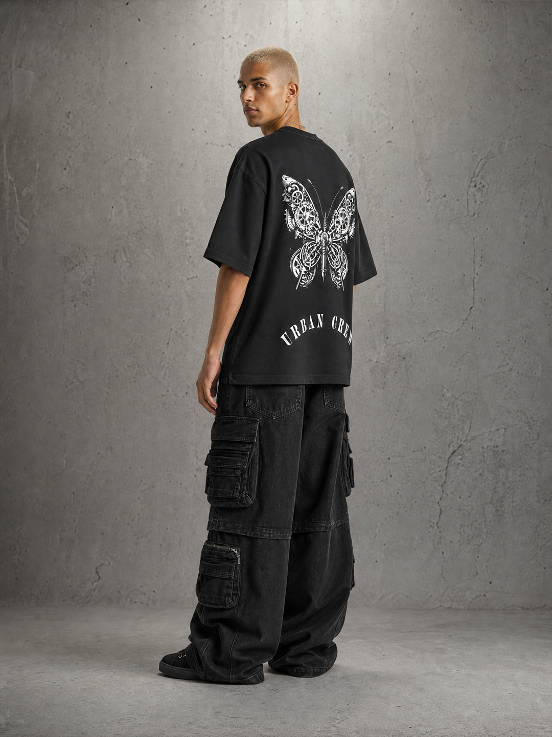 Butterfly Black T-Shirt