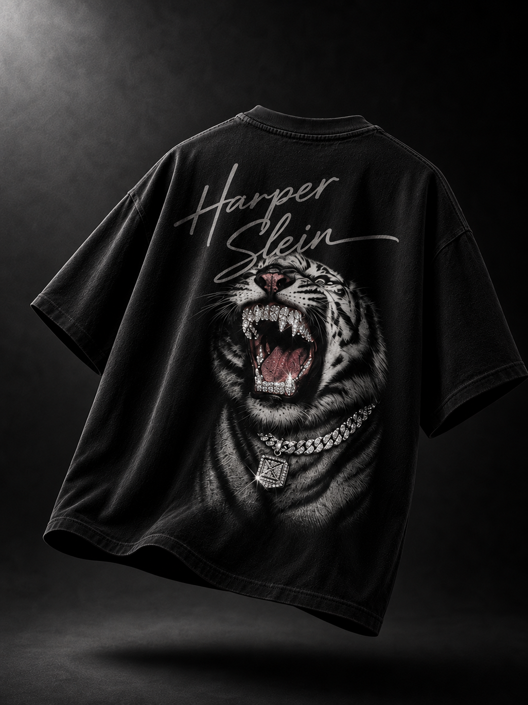 Frostbite Tiger Rhinestone Tee