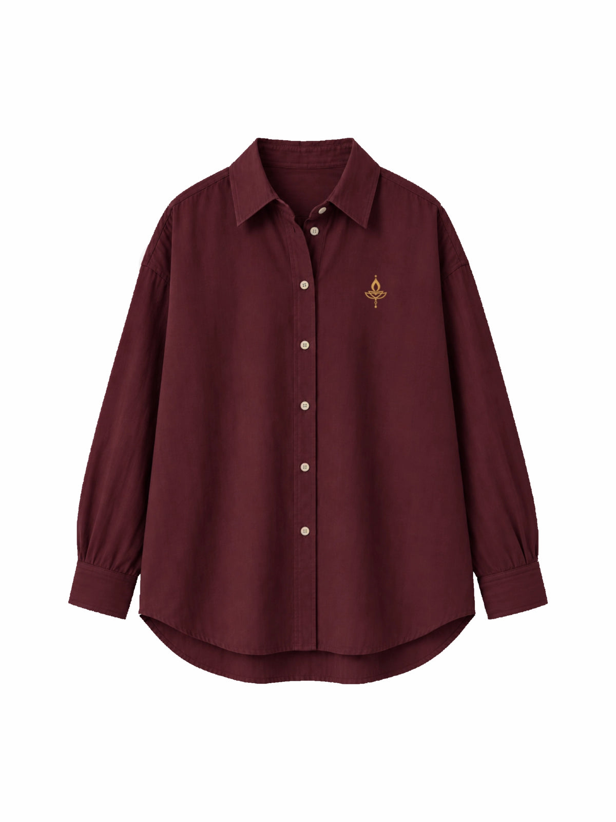 The Diya Shirt - Burgundy