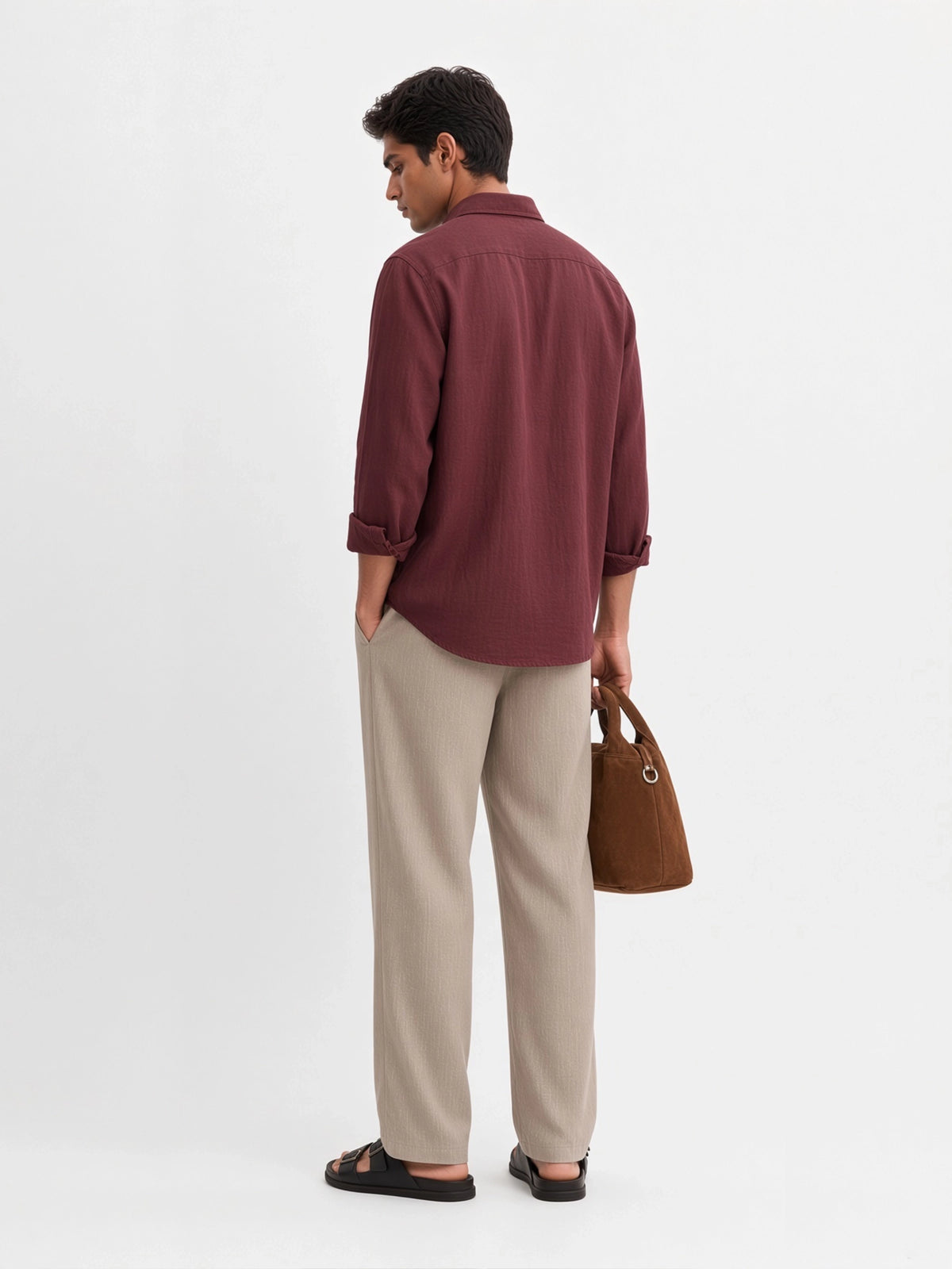 The Diya Shirt - Burgundy
