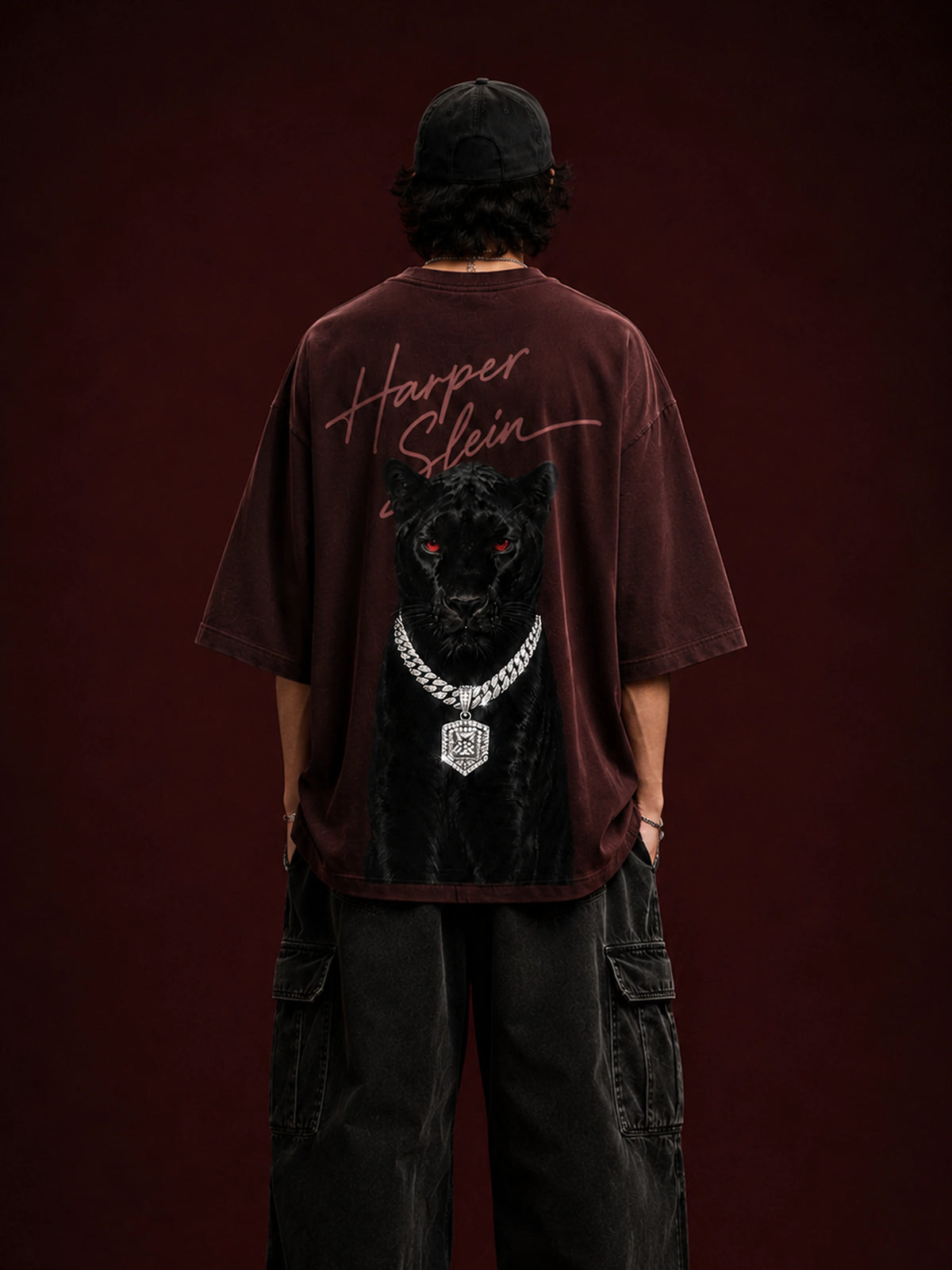 Bloodline Panther Rhinestone Tee — product photo