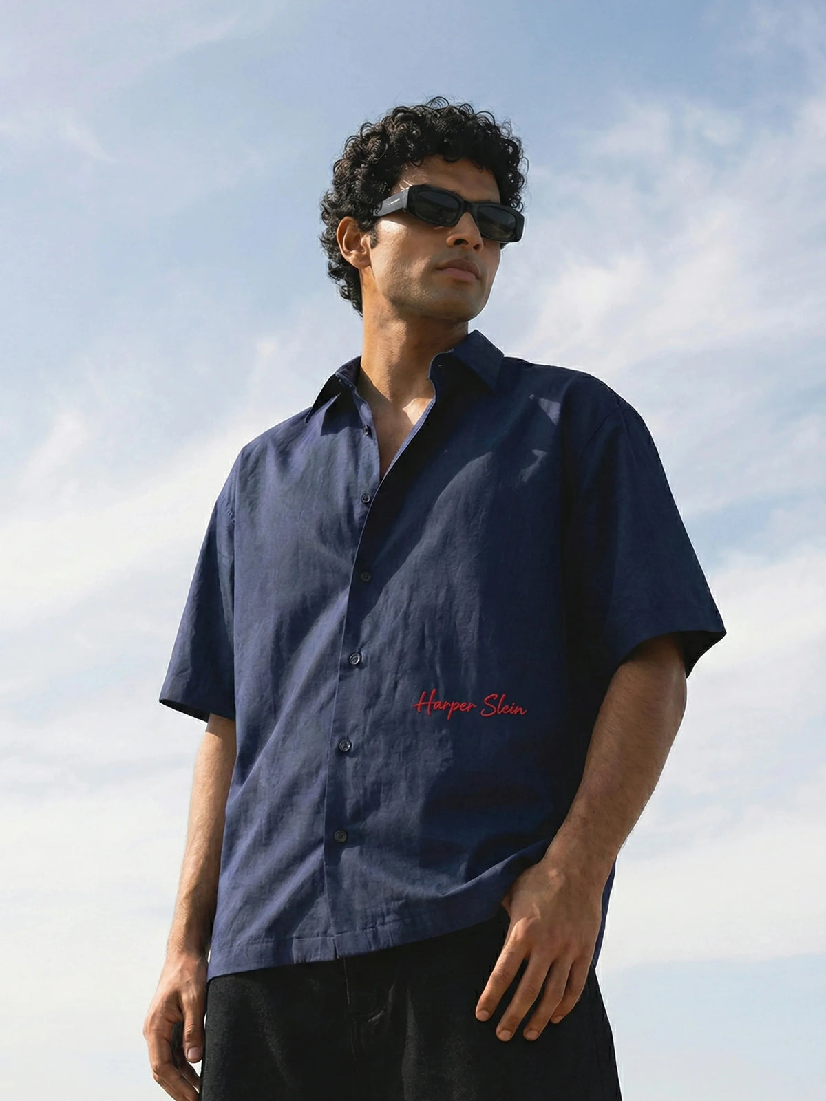 Brushed Blue Shirt - Harper Slein