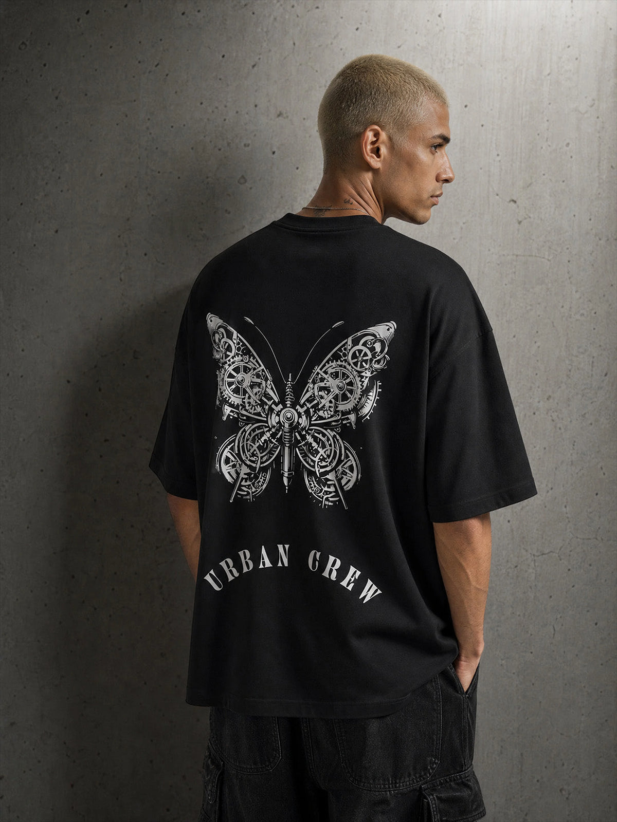 Butterfly Black T-Shirt — product photo