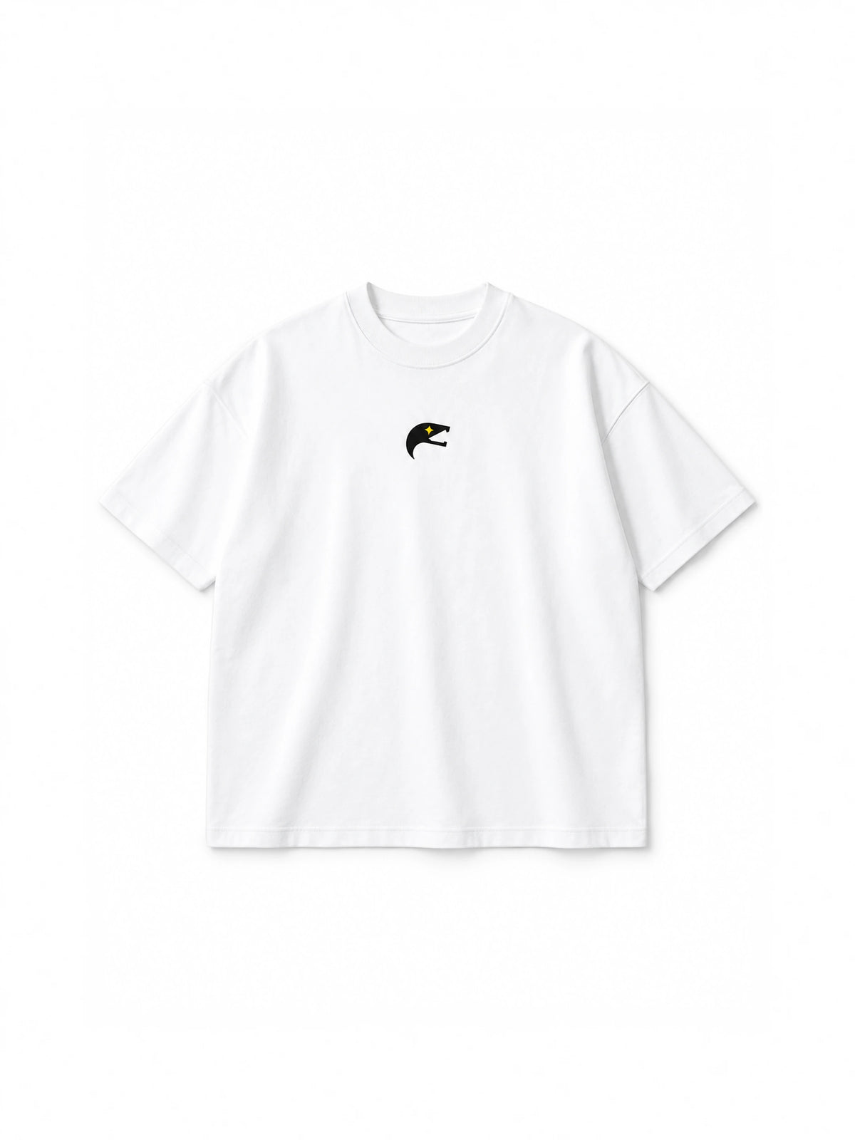 Butterfly White T-Shirt — front flat lay