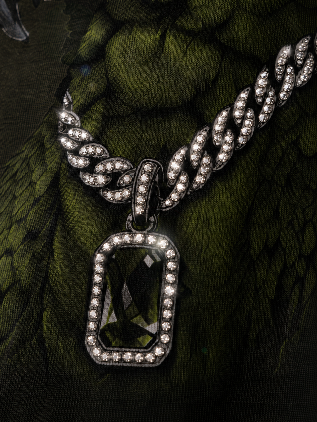 Emerald Wing Rhinestone Tee