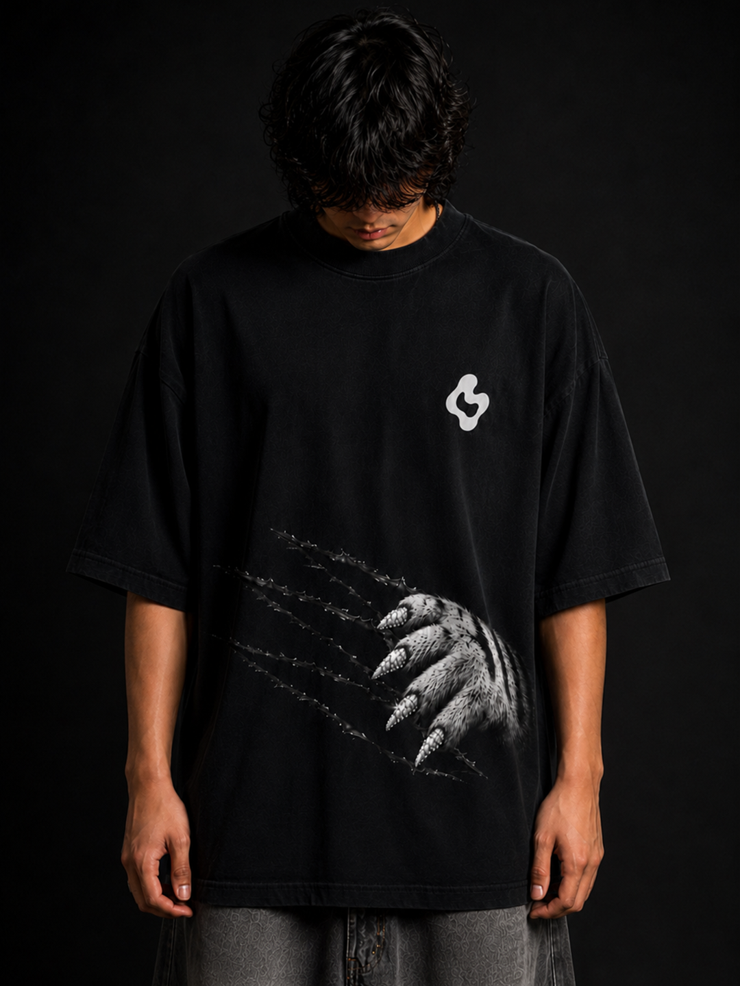 Frostbite Tiger Rhinestone Tee