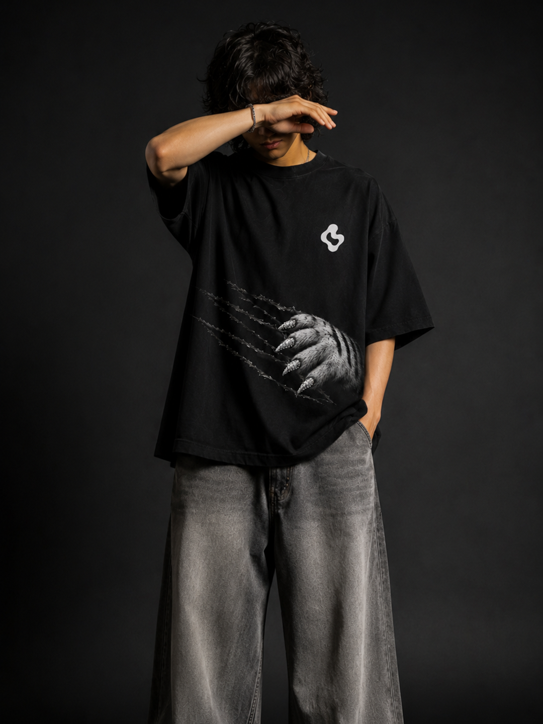 Frostbite Tiger Rhinestone Tee