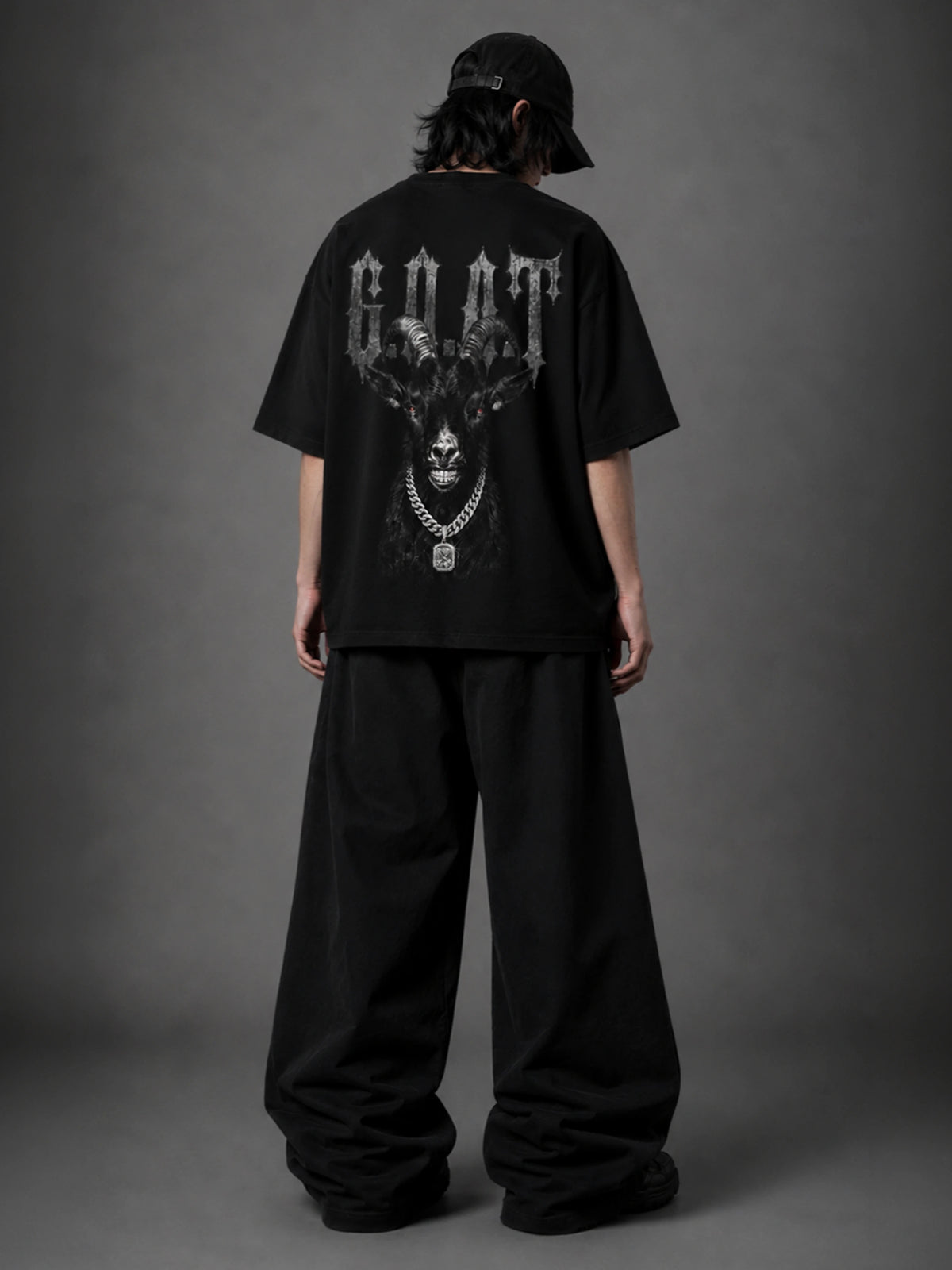 G.O.A.T. Status Rhinestone Tee — product photo