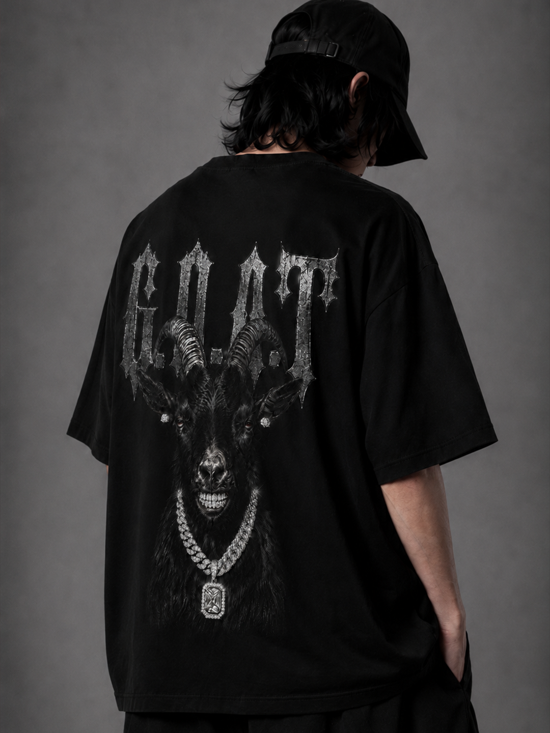 G.O.A.T. Status Rhinestone Tee