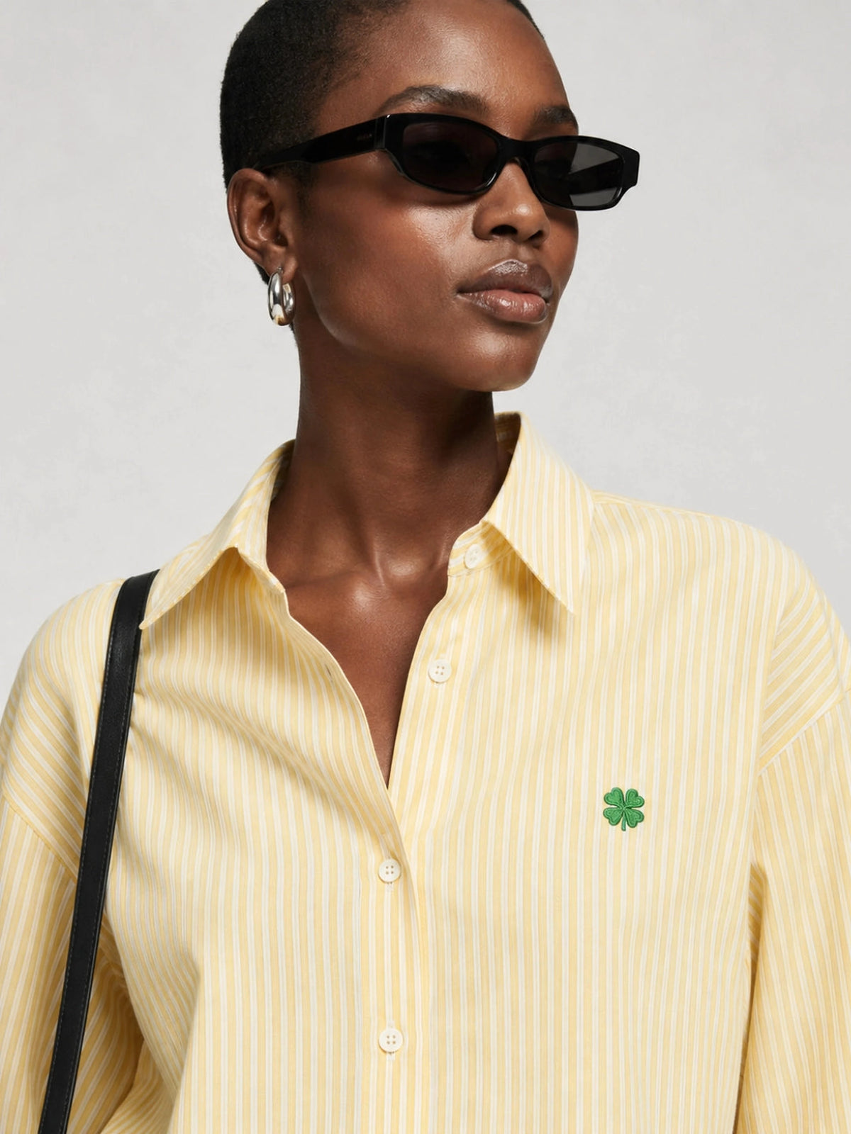 The Clover Shirt - Butter Yellow — product photo