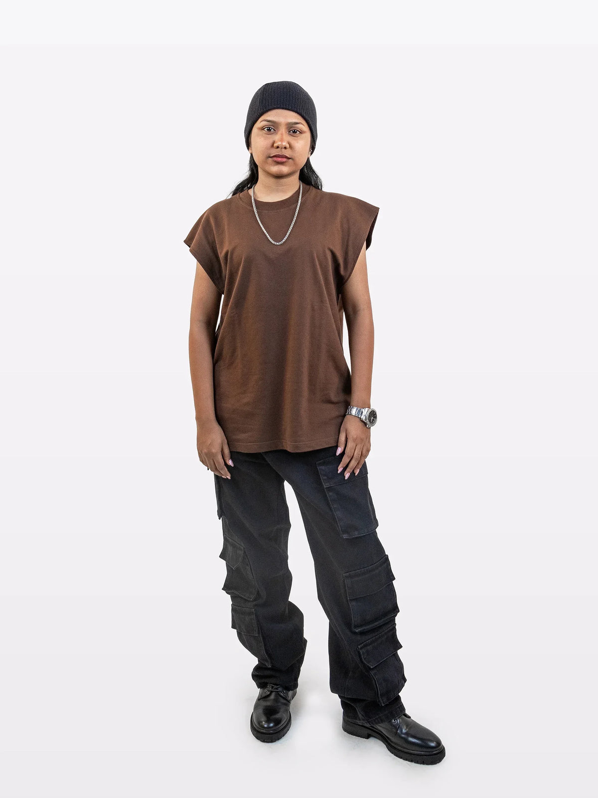 The Foundation Tank - Cacao - Harper Slein