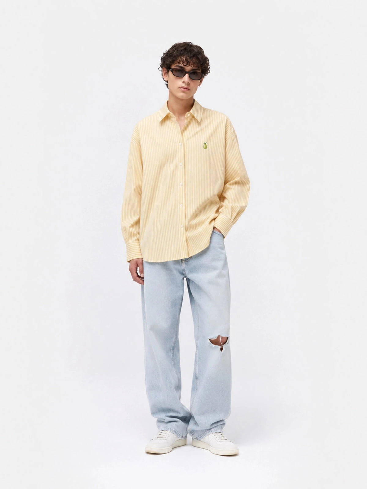 The Pear Shirt - butter yellow — product photo