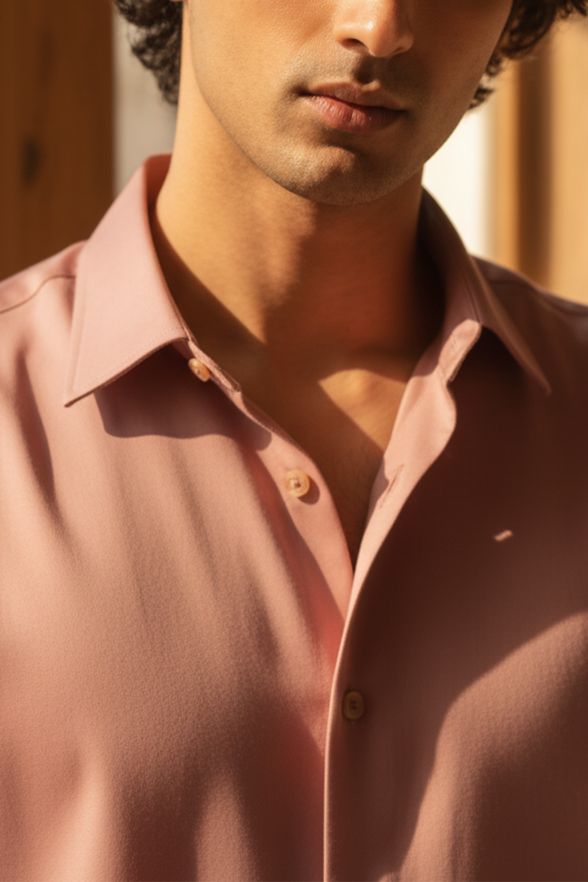 The Studio Shirt Men Blush Pink
