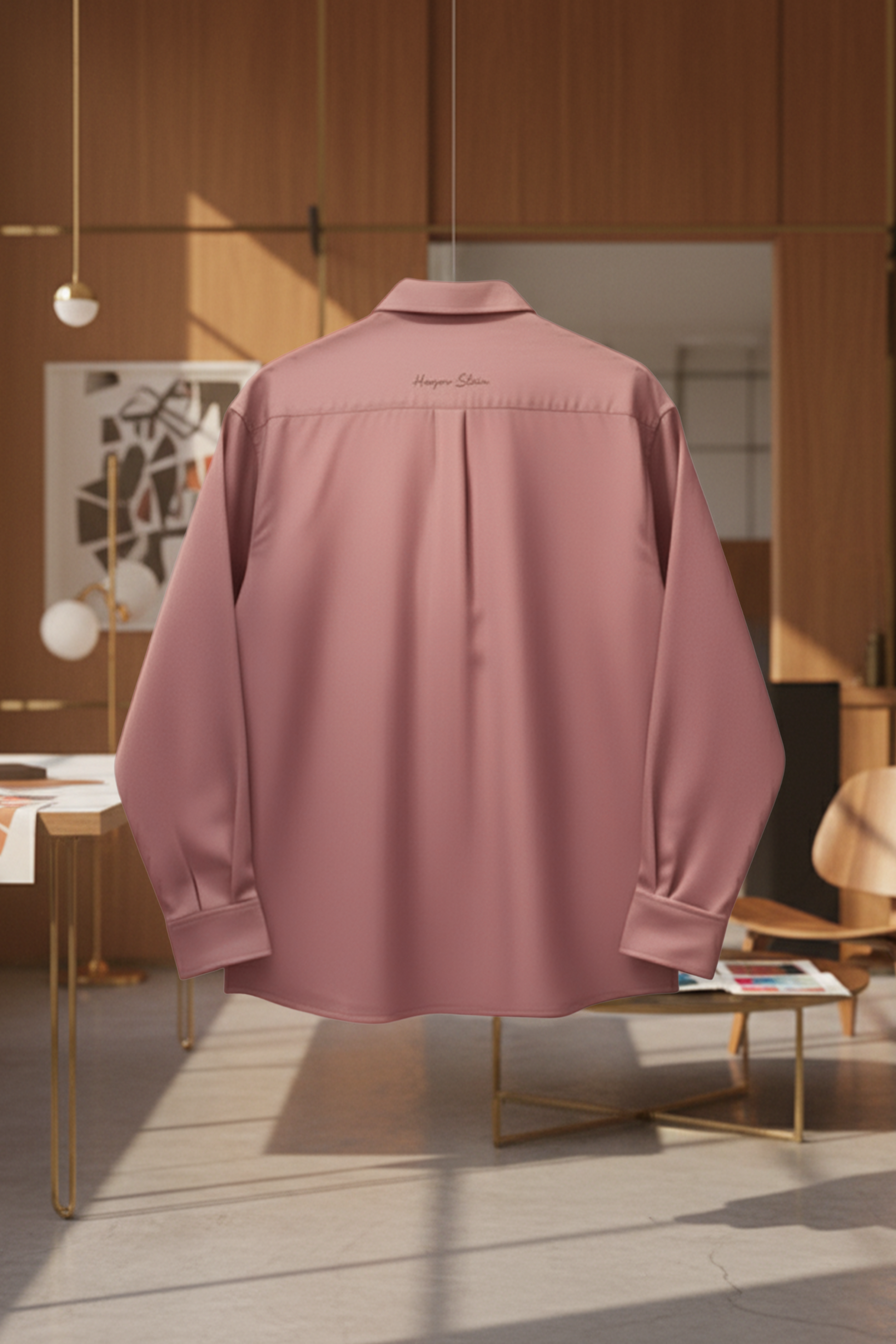 The Studio Shirt Men Blush Pink