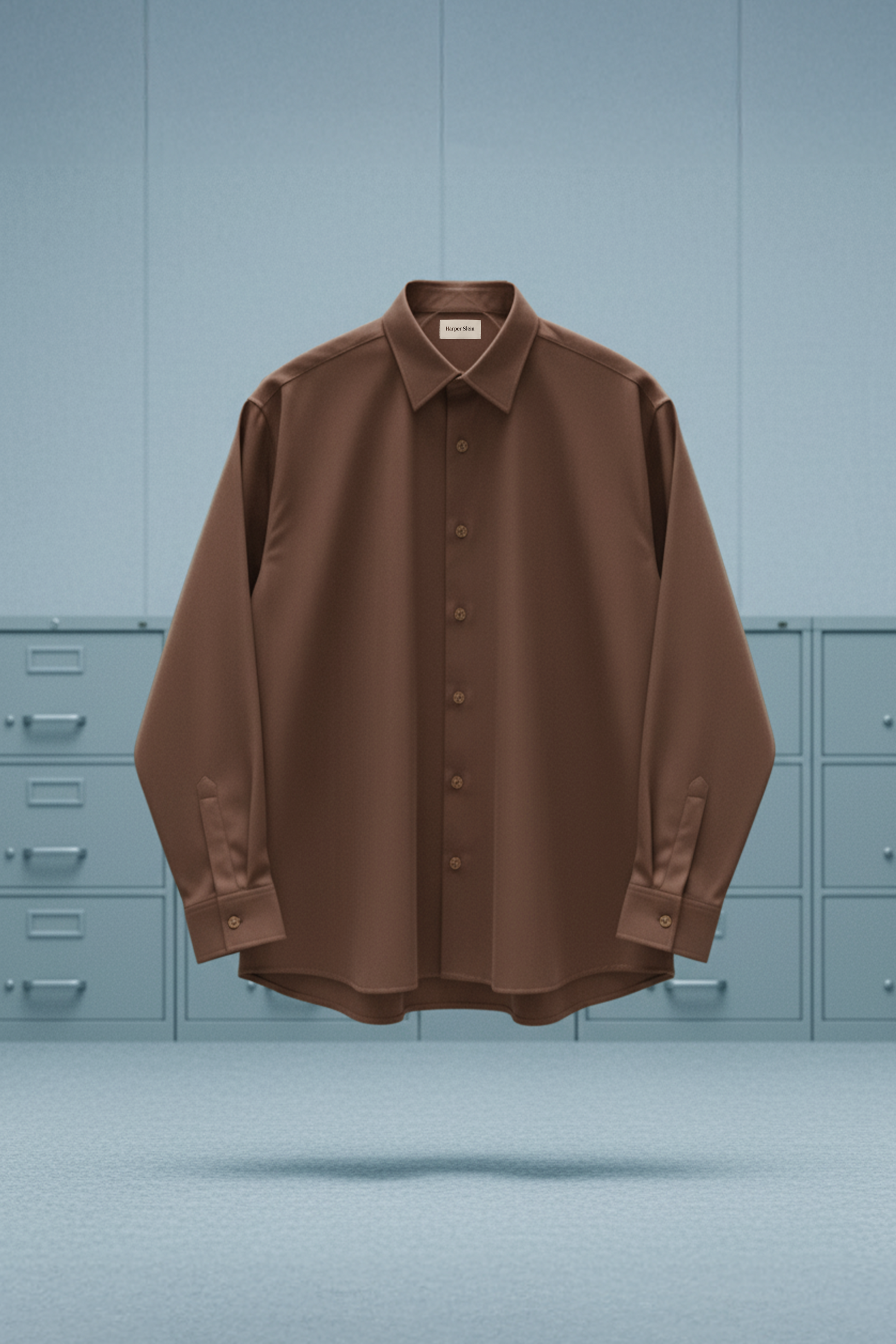 The Studio Shirt Men Clay Brown