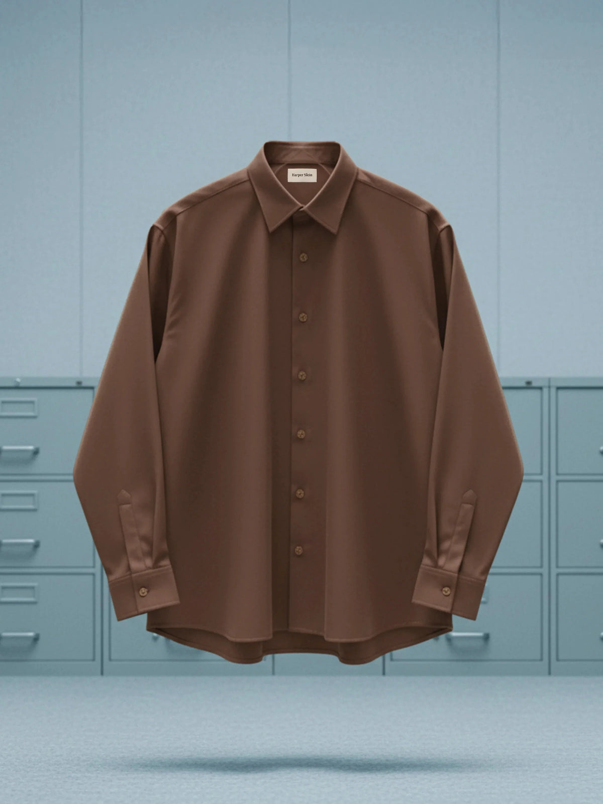 The Studio Shirt Men Clay Brown - Harper Slein