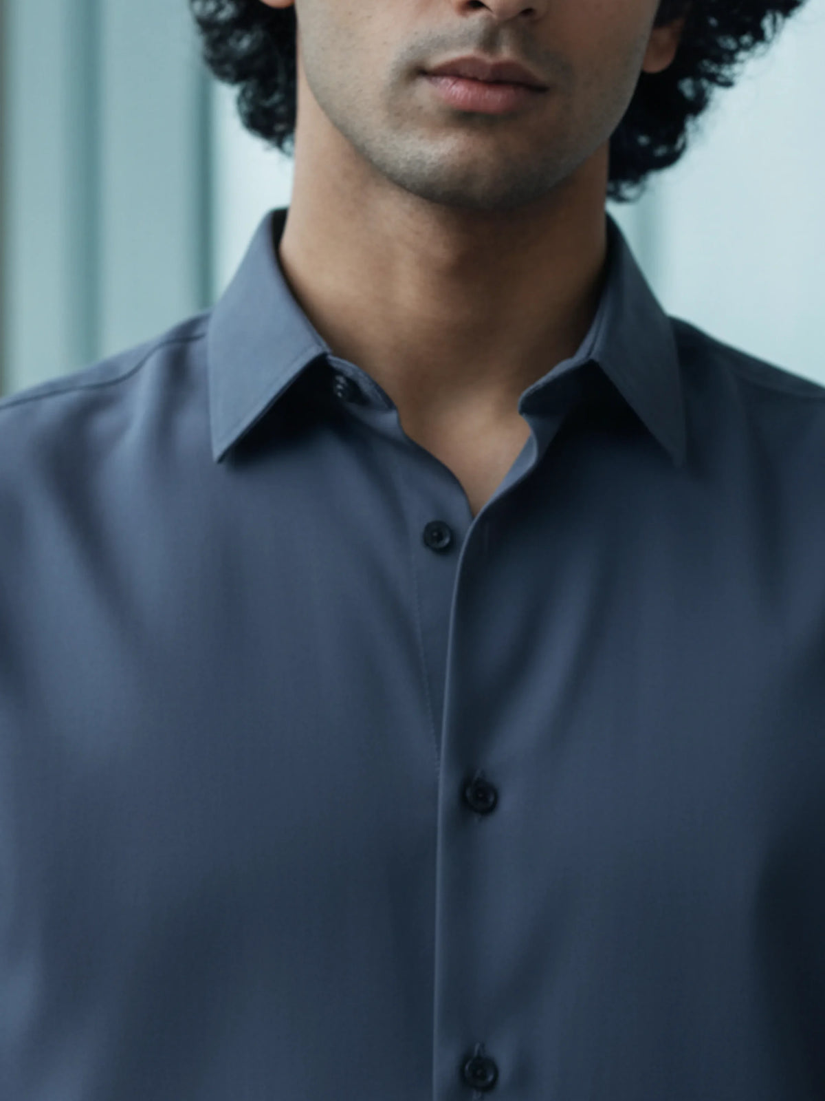 The Studio Shirt Men Slate Blue - Harper Slein