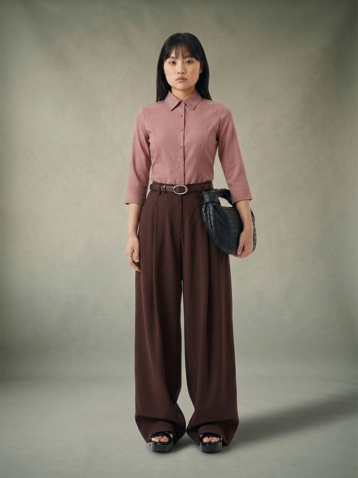 The Studio Shirt Women - Blush Pink — product photo
