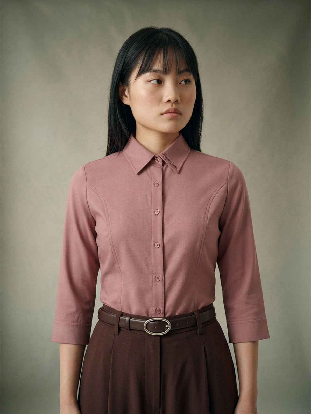 The Studio Shirt Women - Blush Pink — product photo