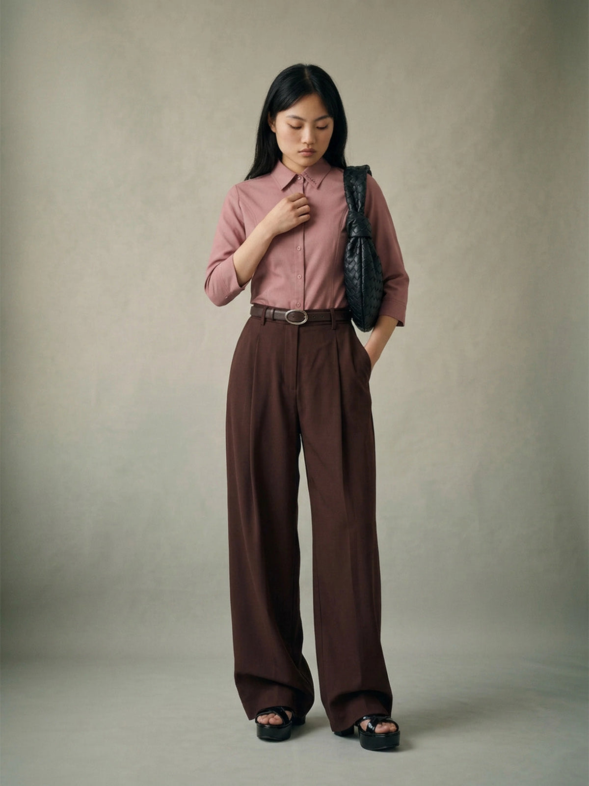 The Studio Shirt Women - Blush Pink — product photo