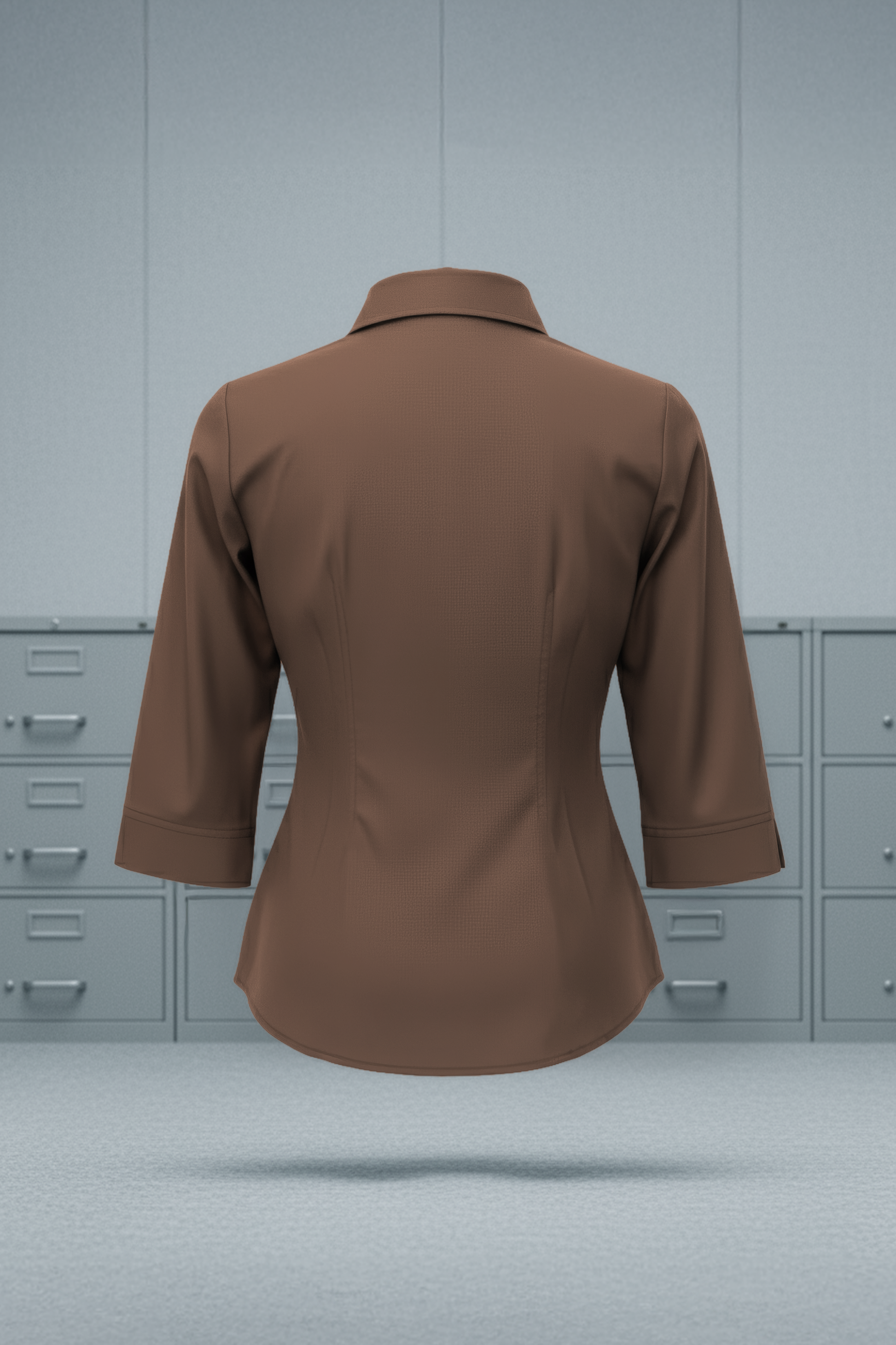 The Studio Shirt Women - Clay Brown