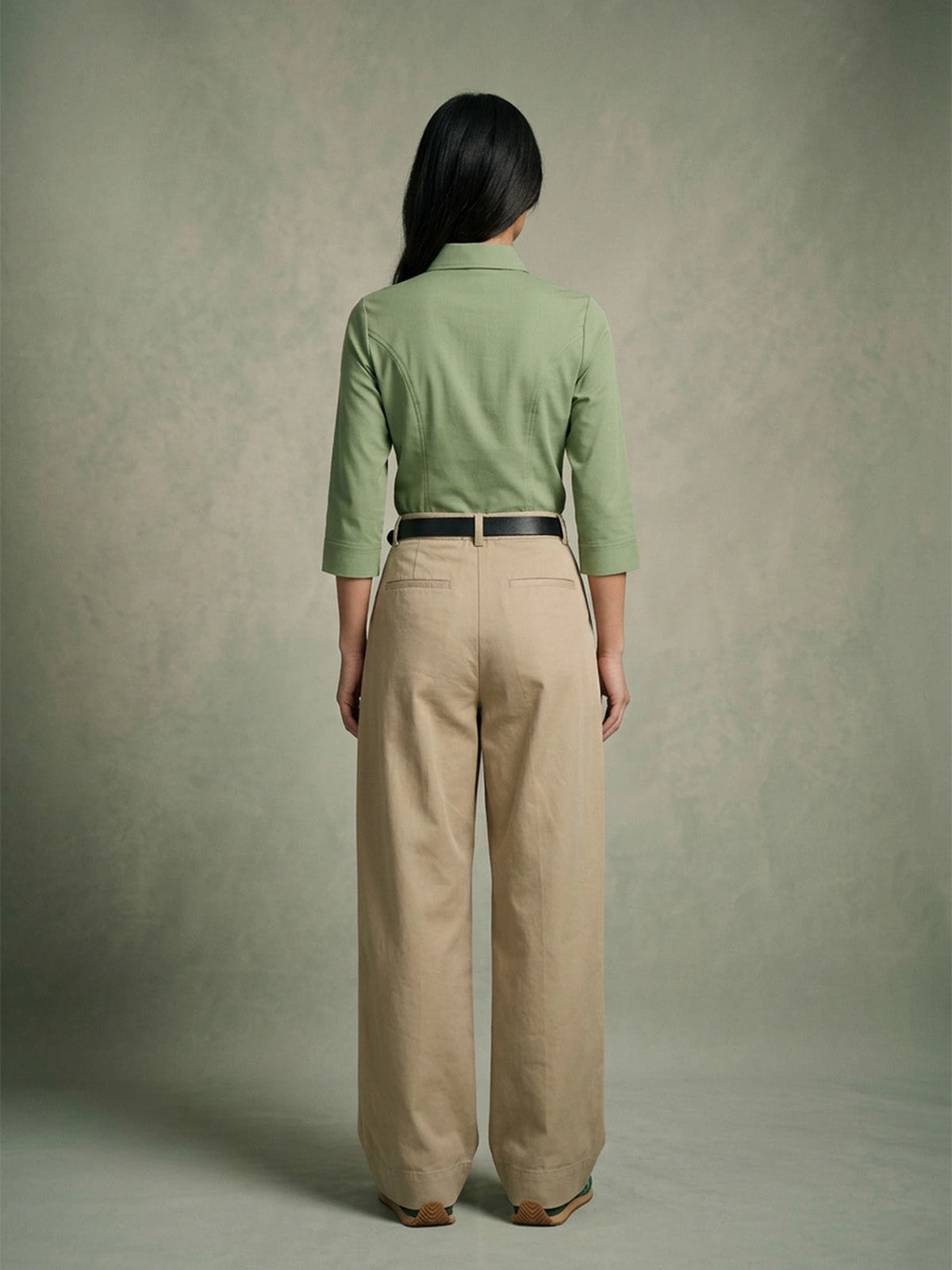 The Studio Shirt Women - Sage Green — product photo