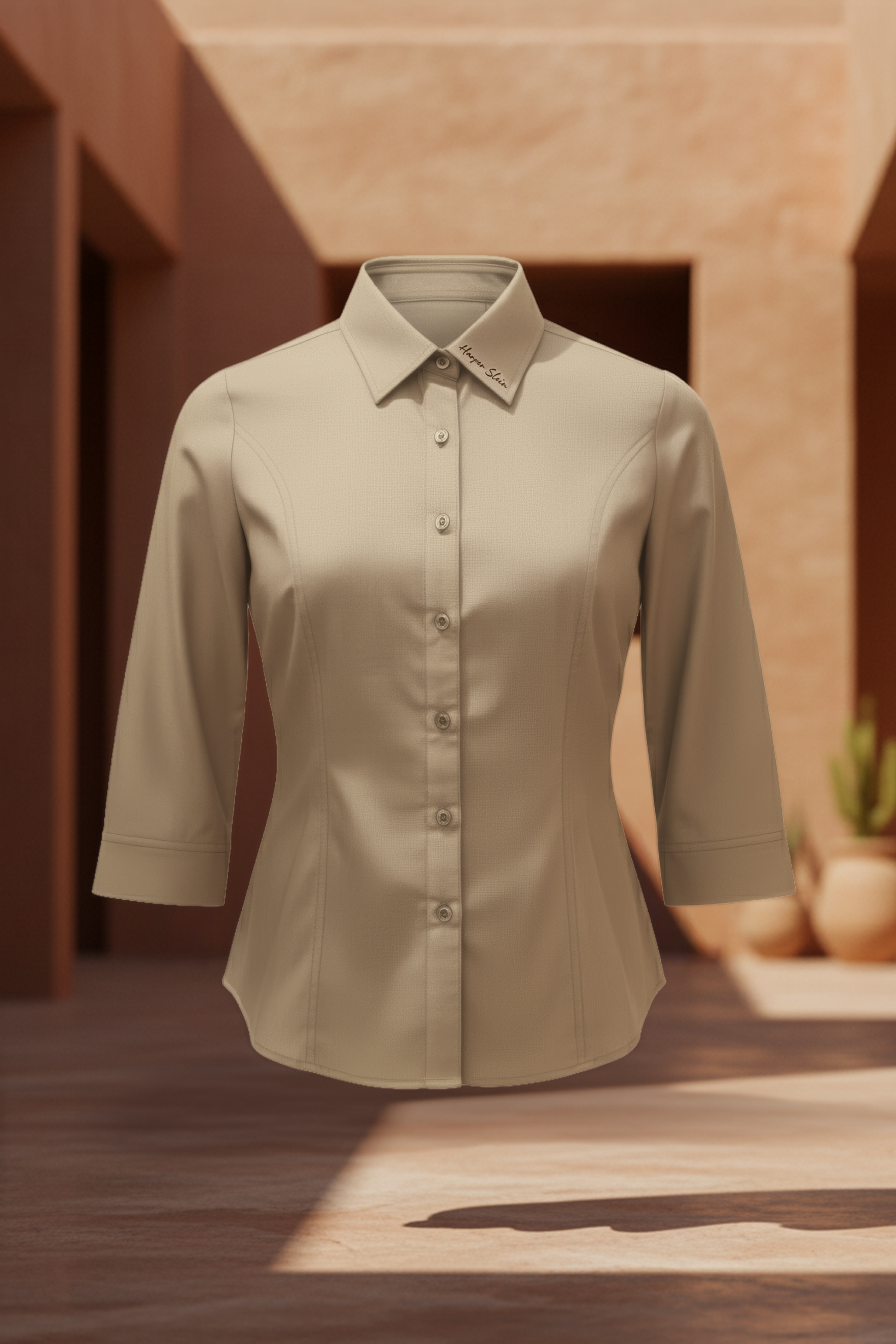 The Studio Shirt Women - Sand Beige