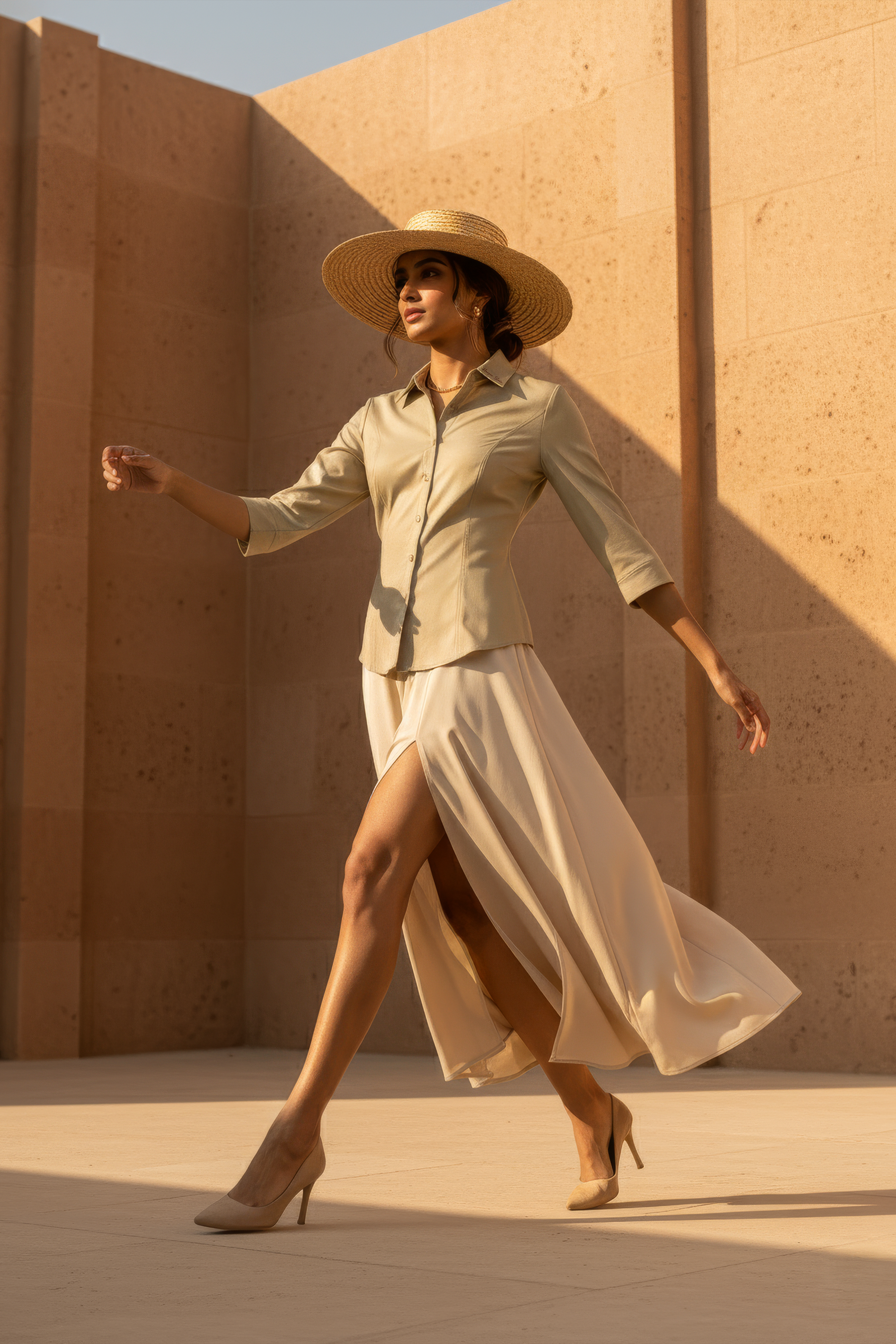 The Studio Shirt Women - Sand Beige