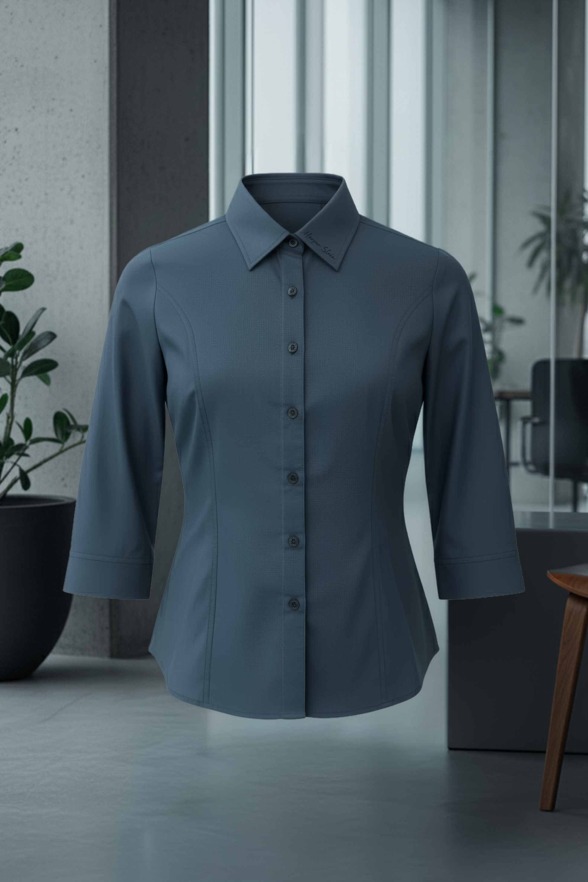 The Studio Shirt Women - Slate Blue