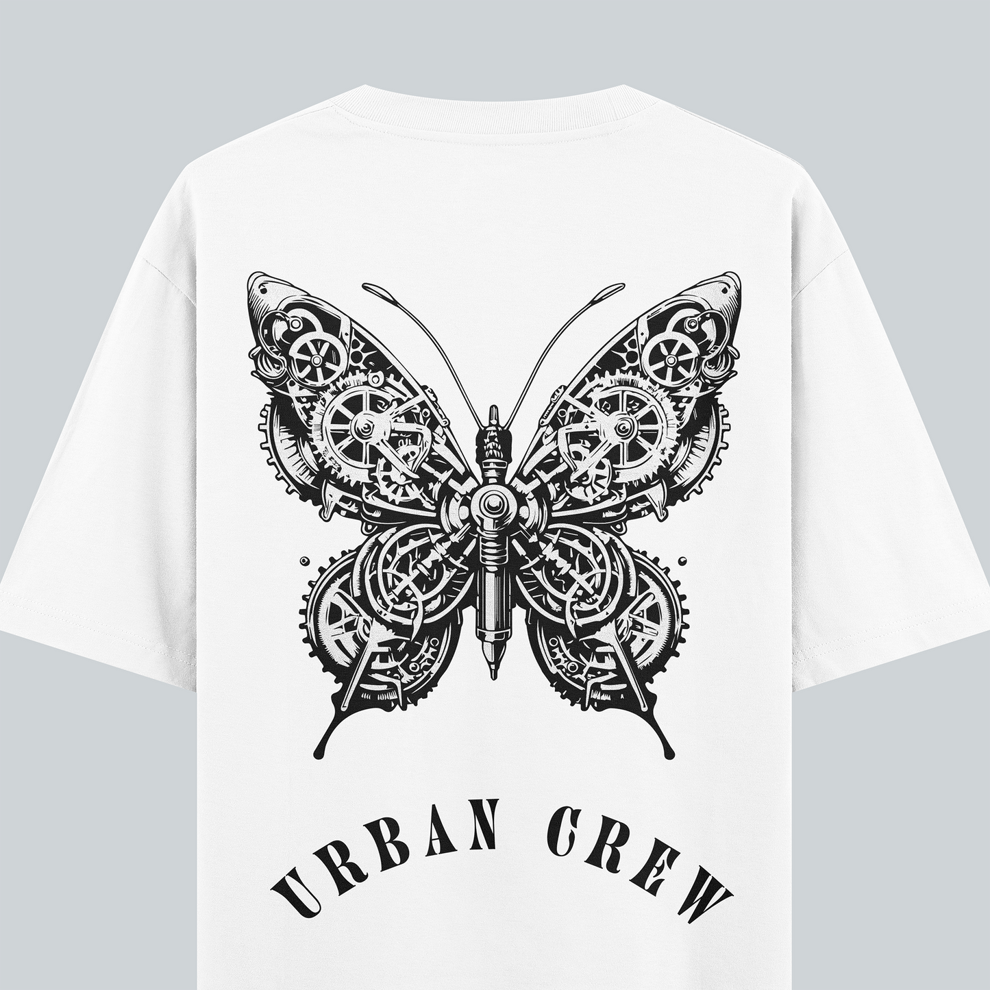 Urban Crew Butterfly White T-Shirt