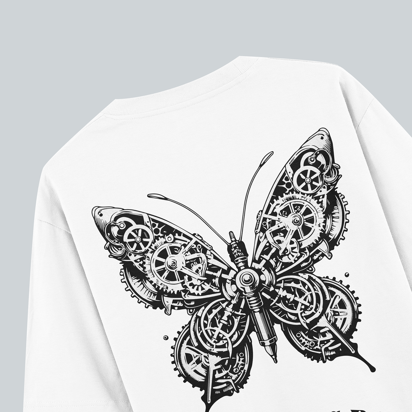 Urban Crew Butterfly White T-Shirt