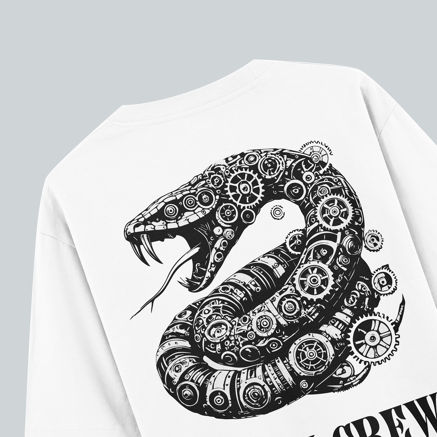 Urban Crew Snake White T-Shirt